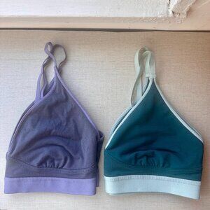 Lot of 2 REI Merino Bralettes